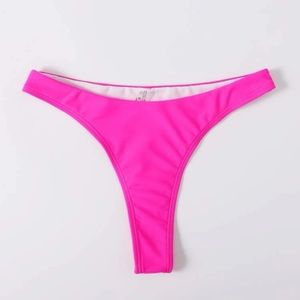 Hot Pink High Cut Bikini Bottom